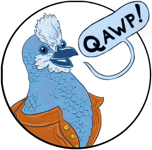The Scaled Quail saying “QAWP!”